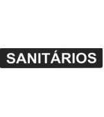 Placa de Sinalização - Sanitarios - Pacific